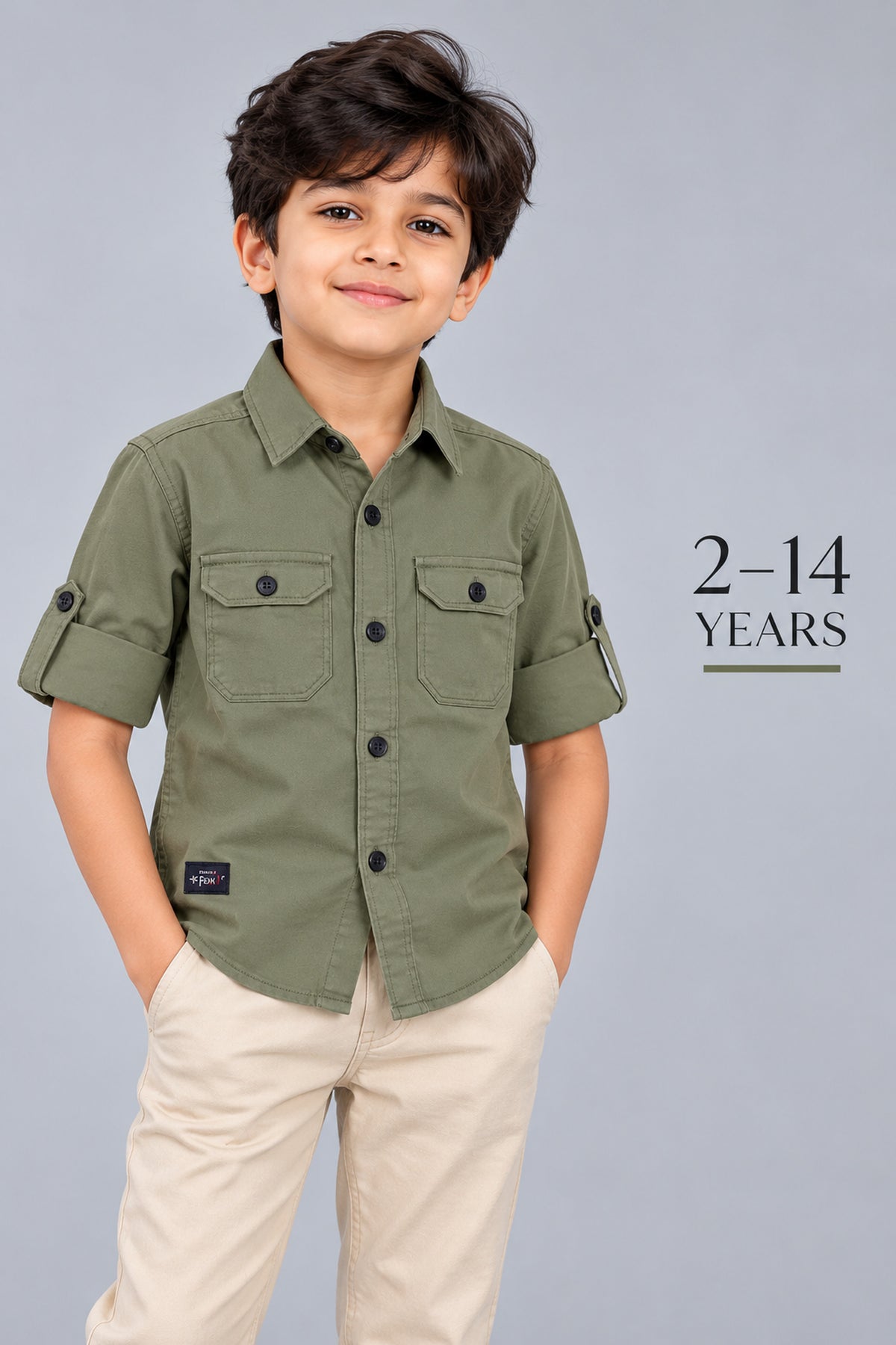 Boy's Solid Shirt