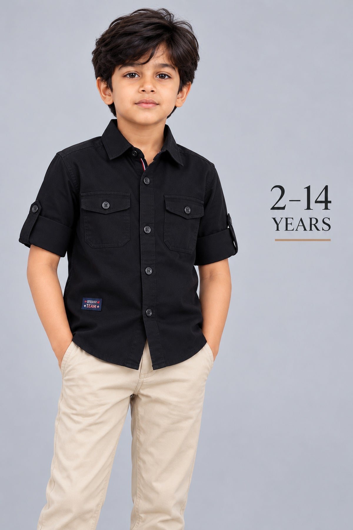 Boy's Solid Shirt