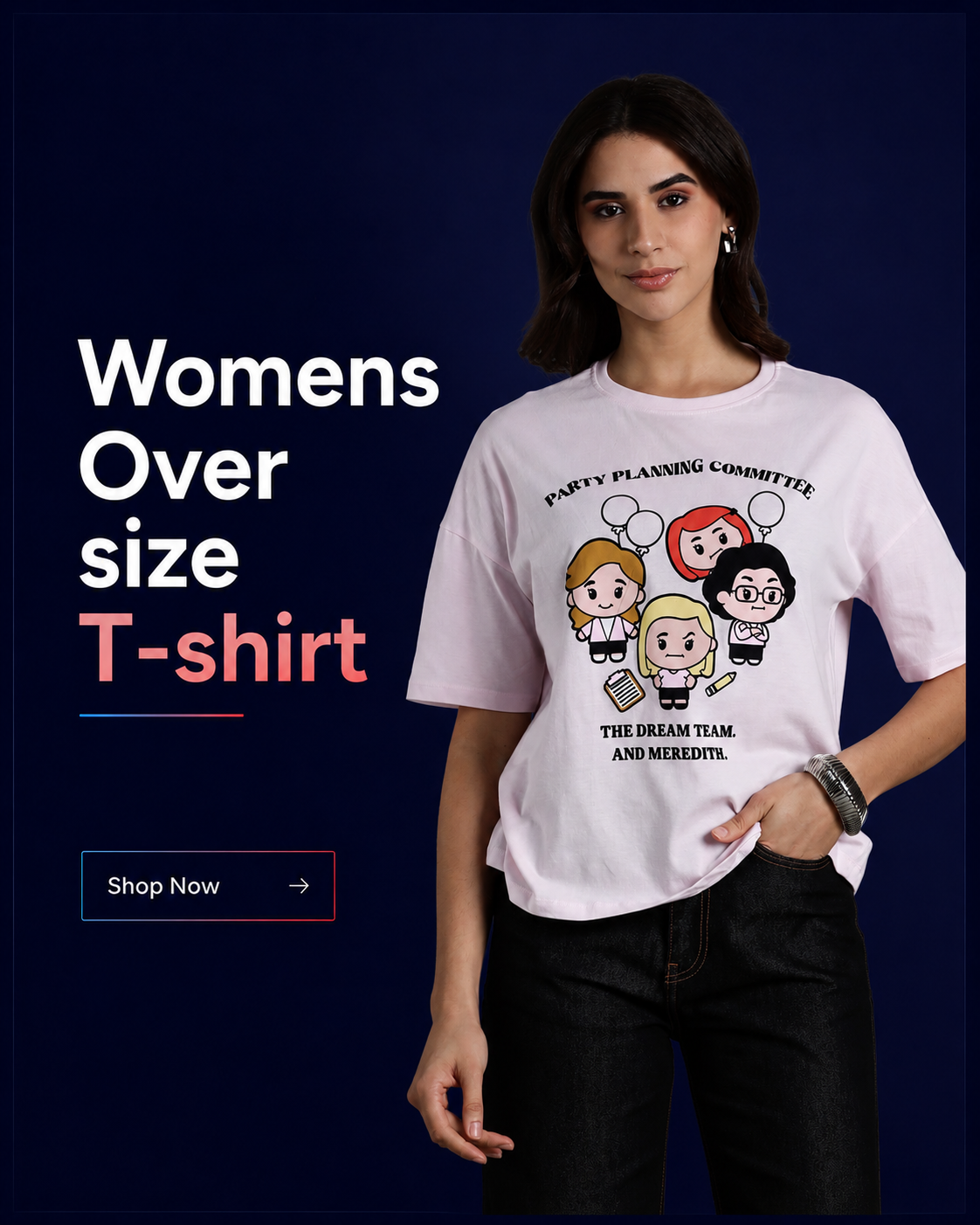 Women oversize tshirt