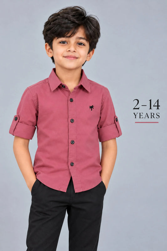 Boy's Solid Shirt