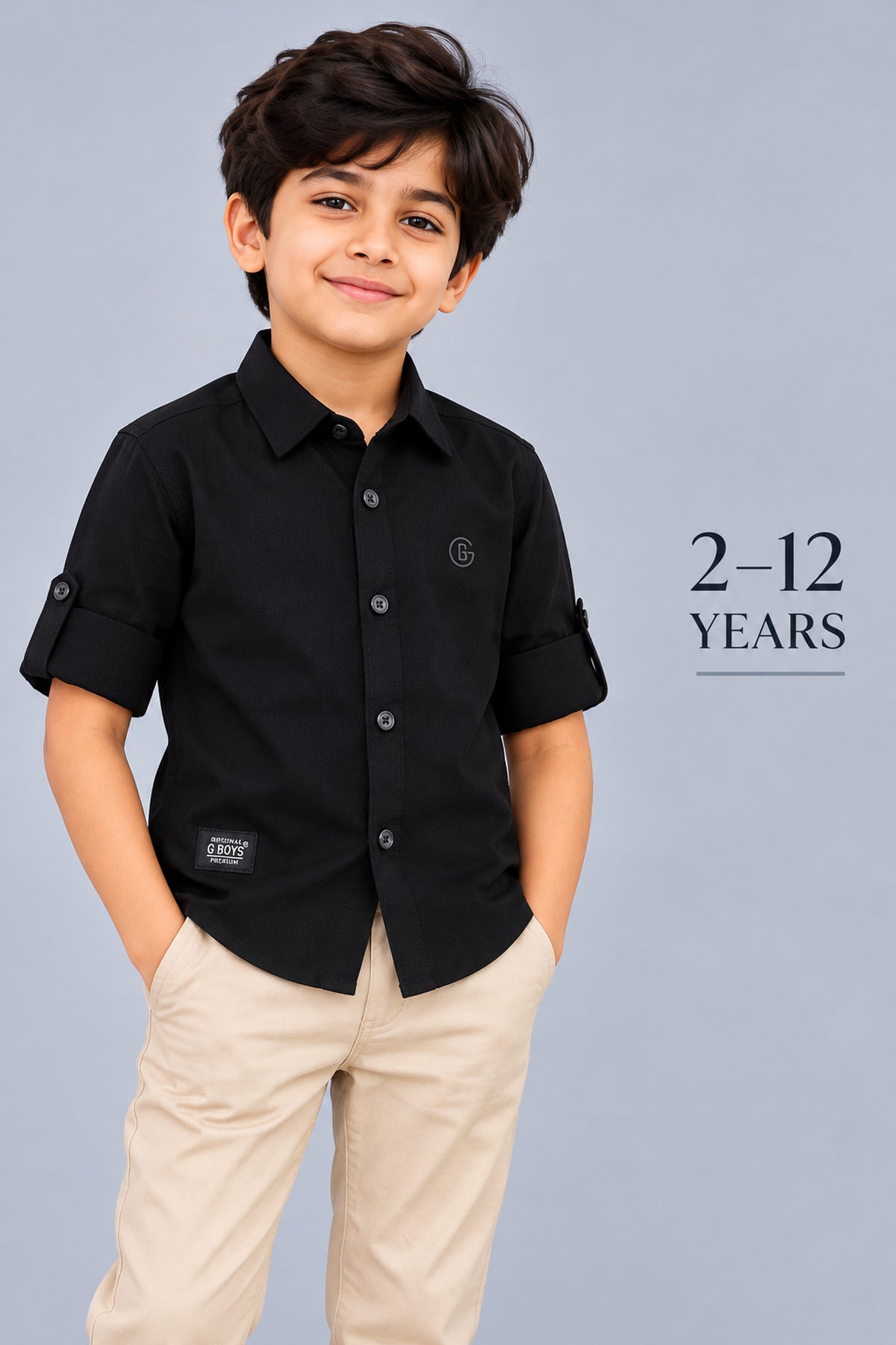 Boy's Solid Shirt