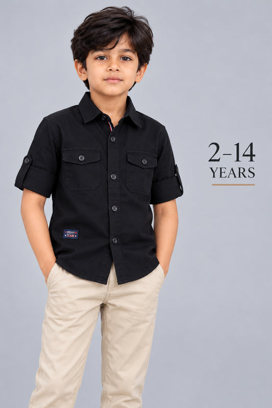 Boy's Solid Shirt