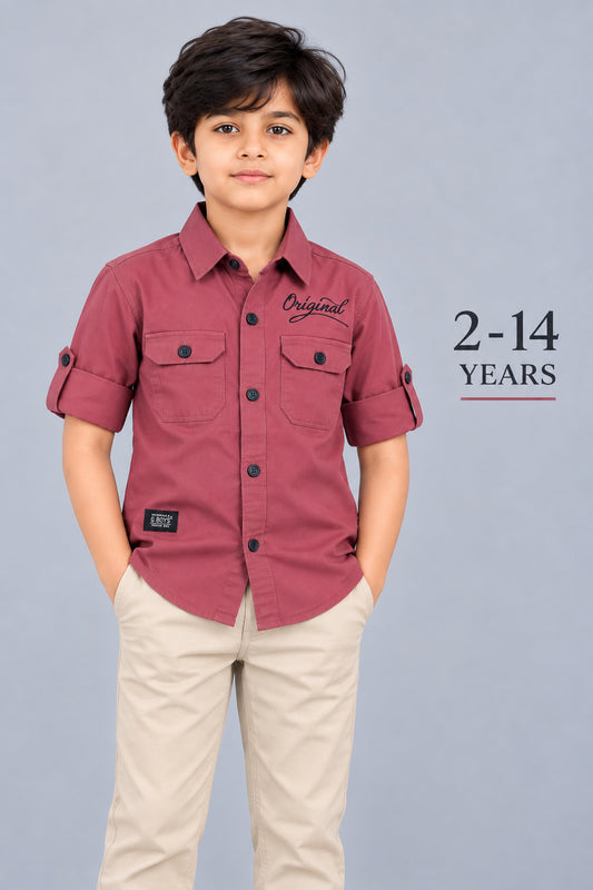 Boy's Solid Shirt