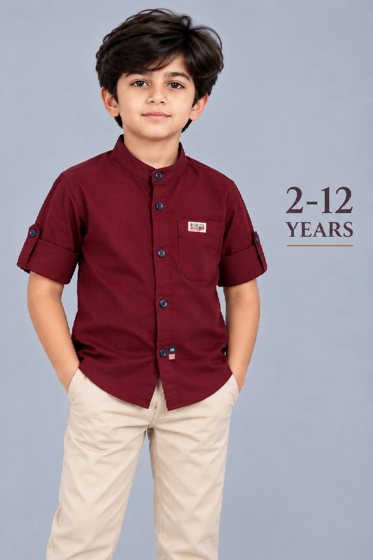 Boy's Solid Shirt
