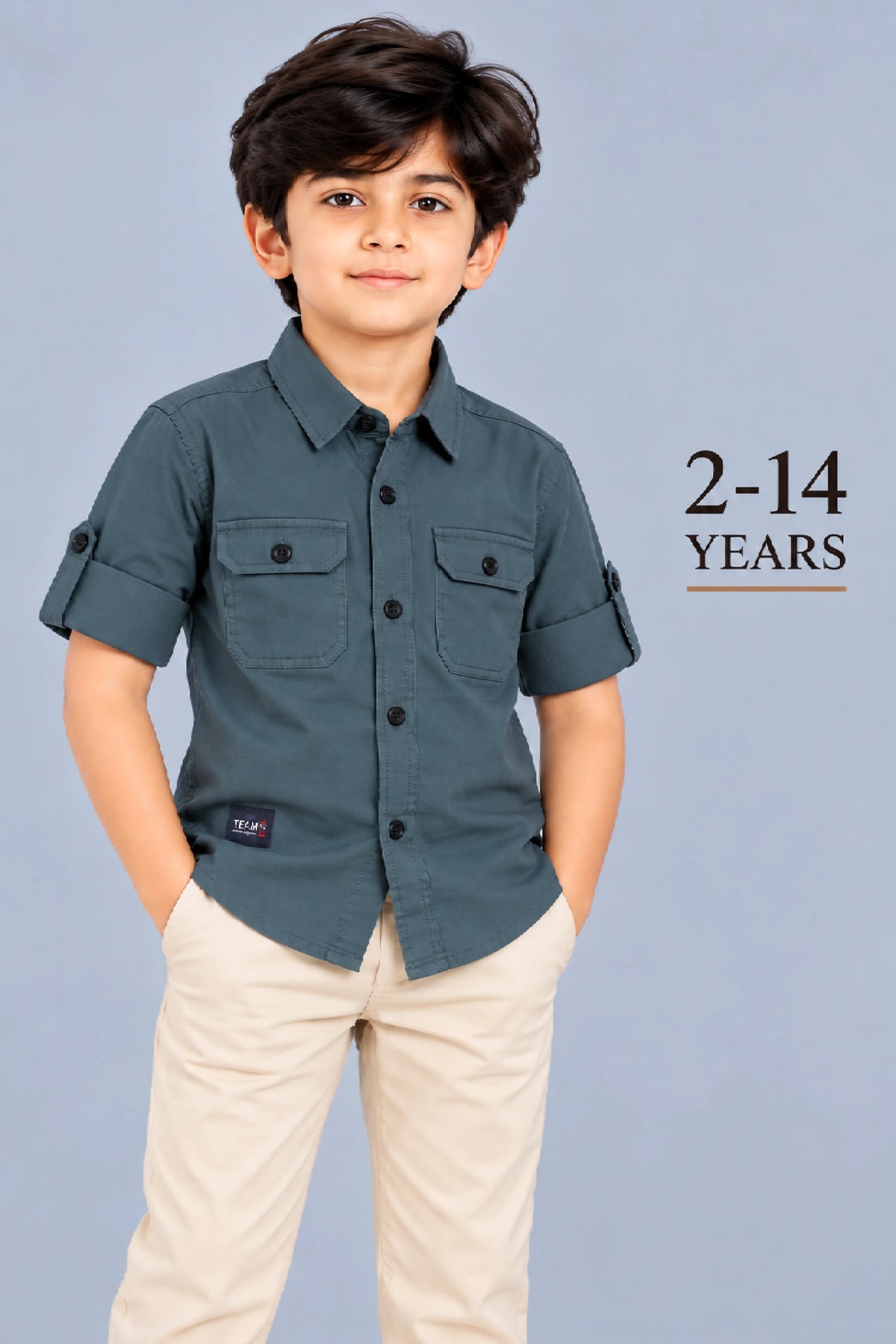 Boy's Solid Shirt