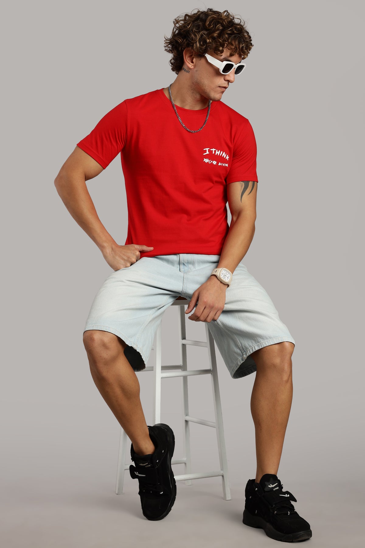 Regular Back Print T-Shirt