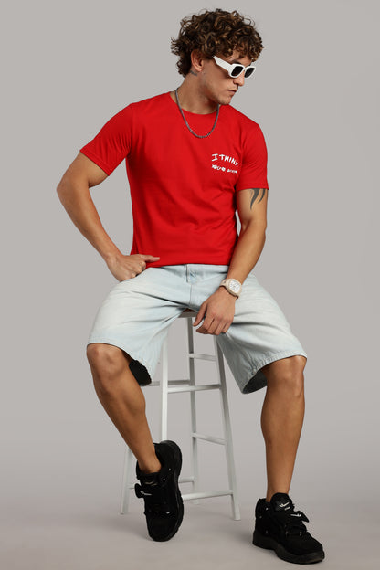 Regular Back Print T-Shirt