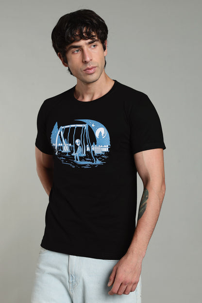 Regular Back Print T-Shirt