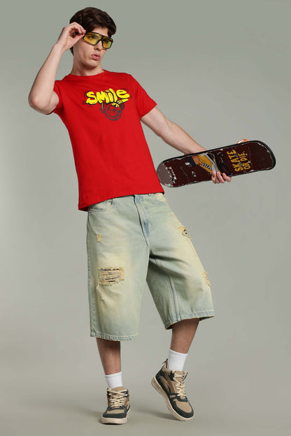 Regular Back Print T-Shirt