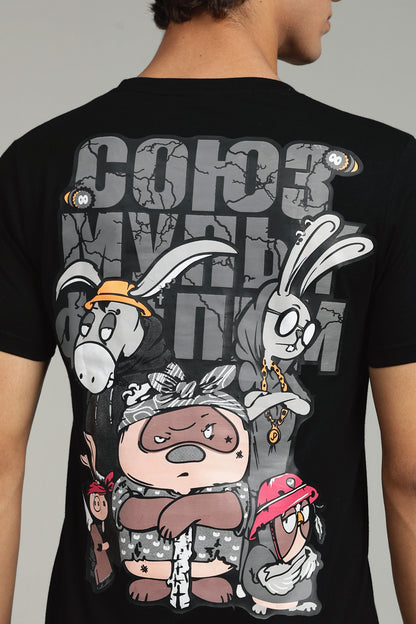 Regular Back Print T-Shirt