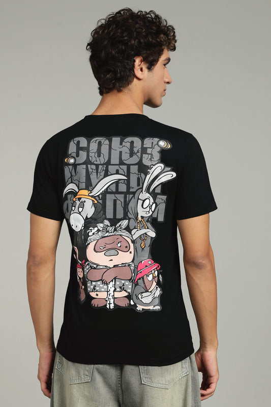 Regular Back Print T-Shirt