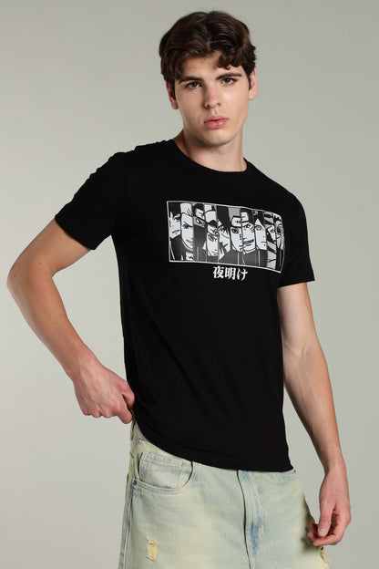 Regular Back Print T-Shirt