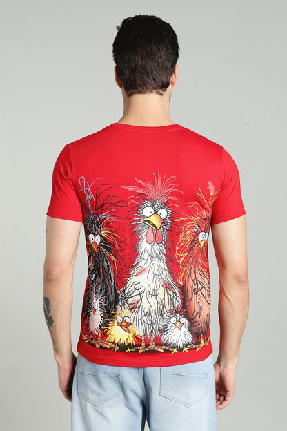 Regular Back Print T-Shirt