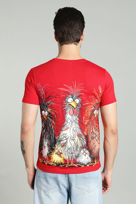 Regular Back Print T-Shirt