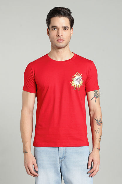 Regular Back Print T-Shirt
