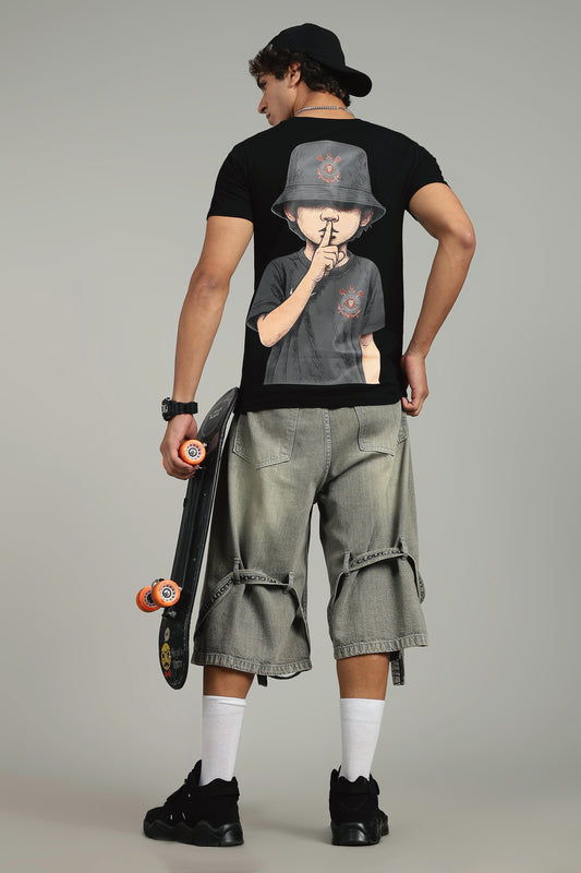 Regular Back Print T-Shirt