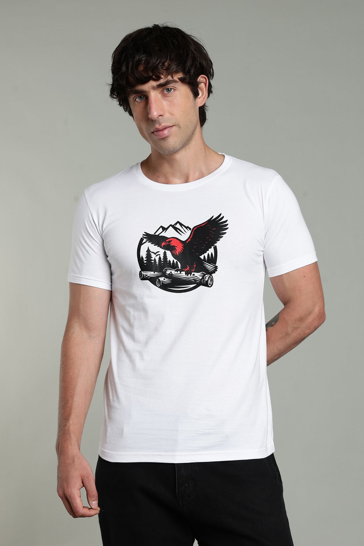 Regular Back Print T-Shirt