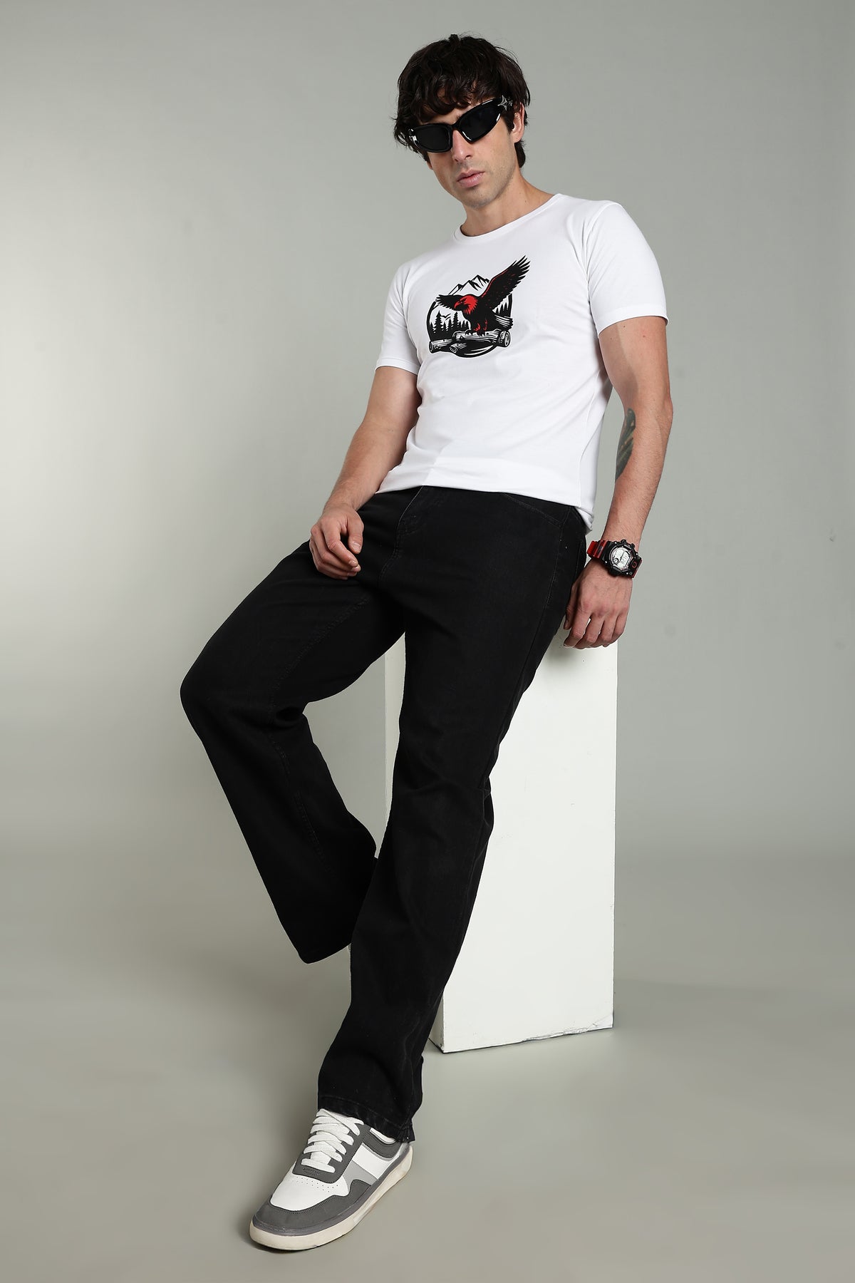 Regular Back Print T-Shirt