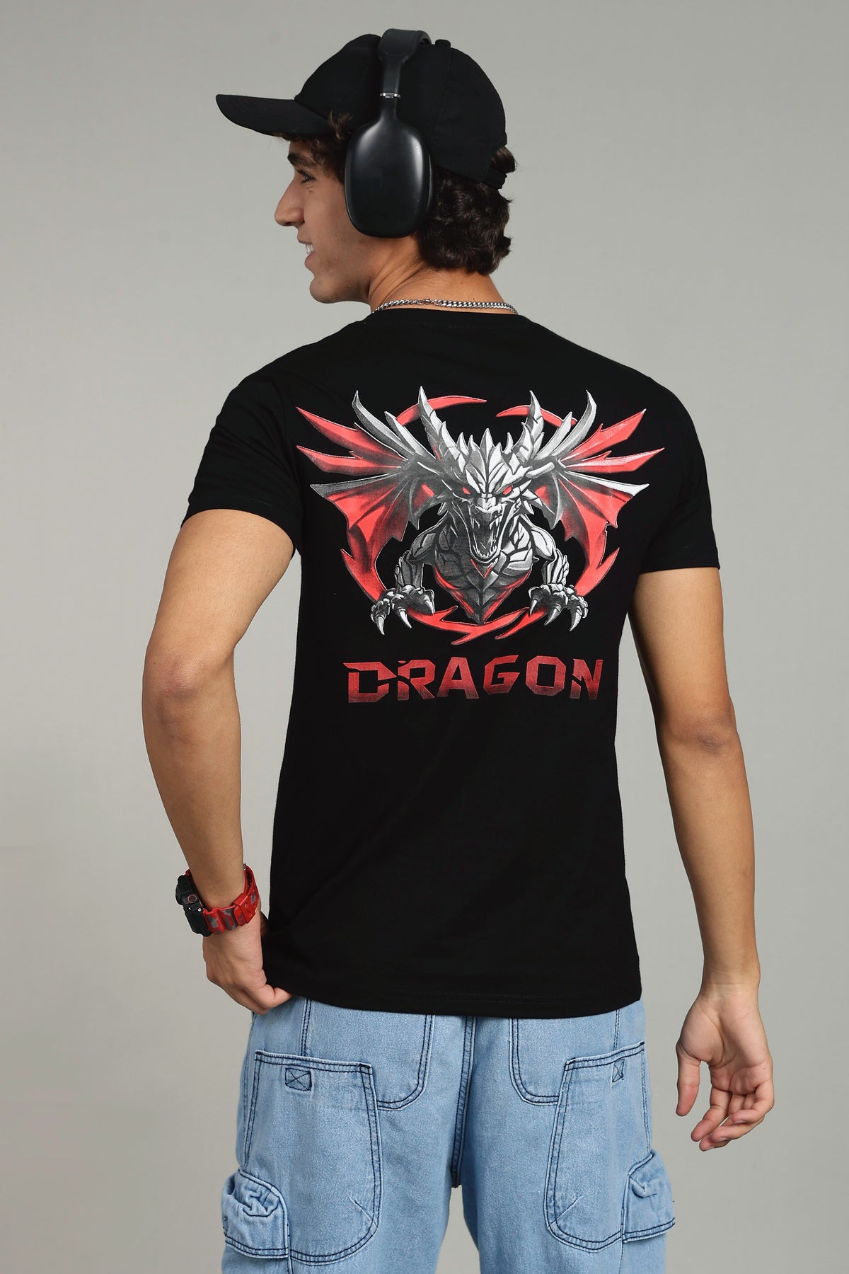 Regular Back Print T-Shirt
