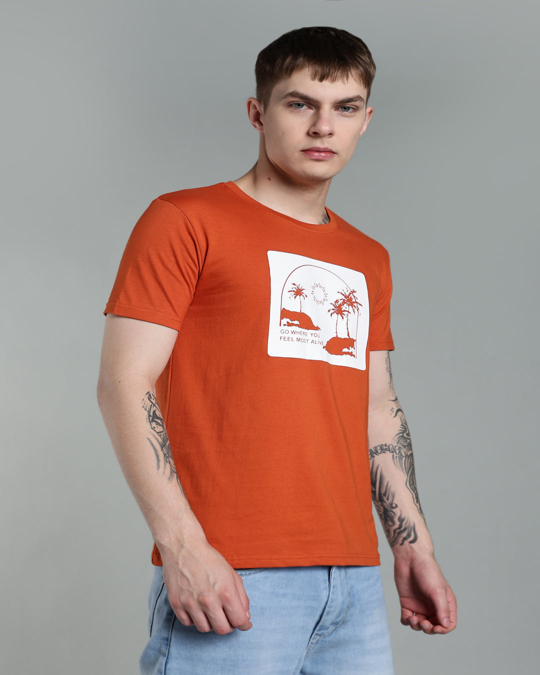 Regular Fit Front Print